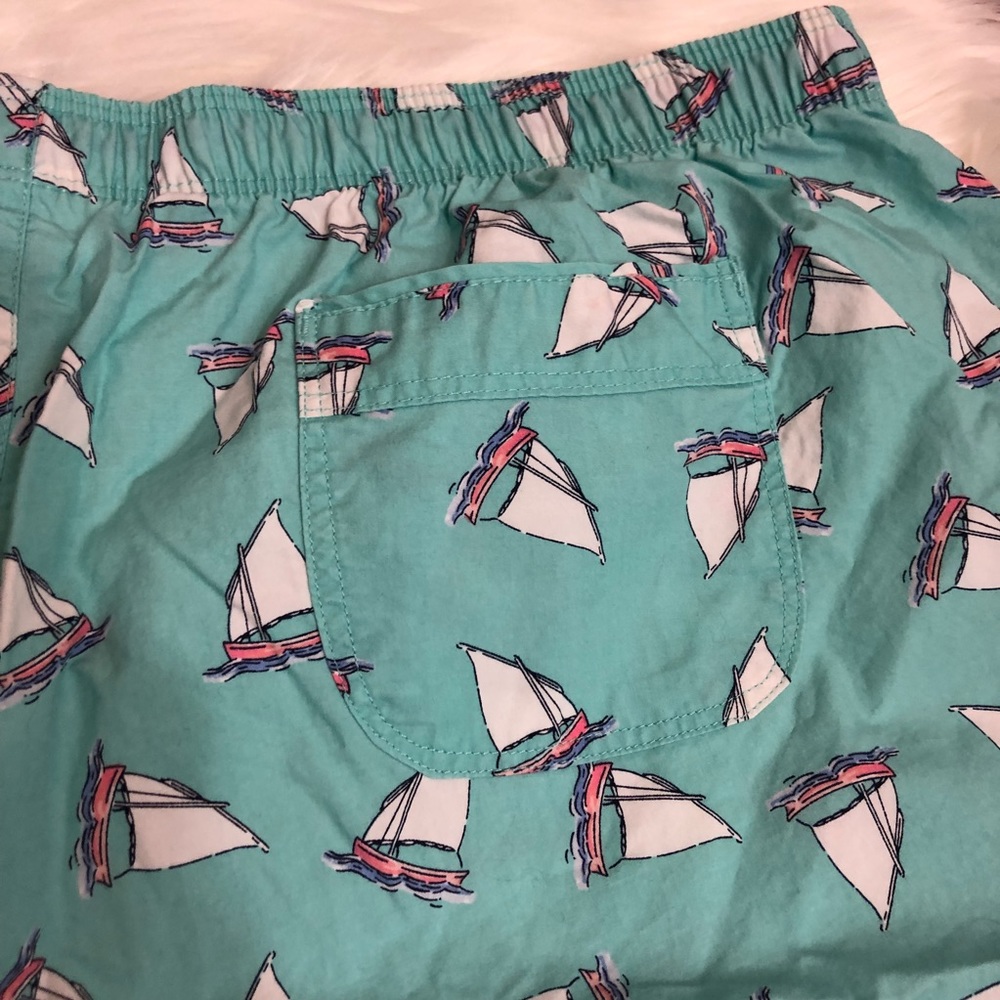 ❌SOLD❌LL Bean Nautical Boat Print Casual Shorts - Picture 6 of 7